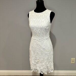 Cynthia Steffe White Lace Dress